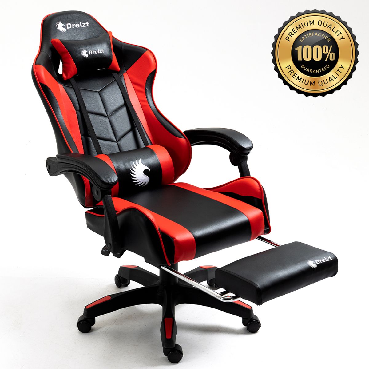 DREIZT - Silla Gamer Dreizt Shine Series Rojo