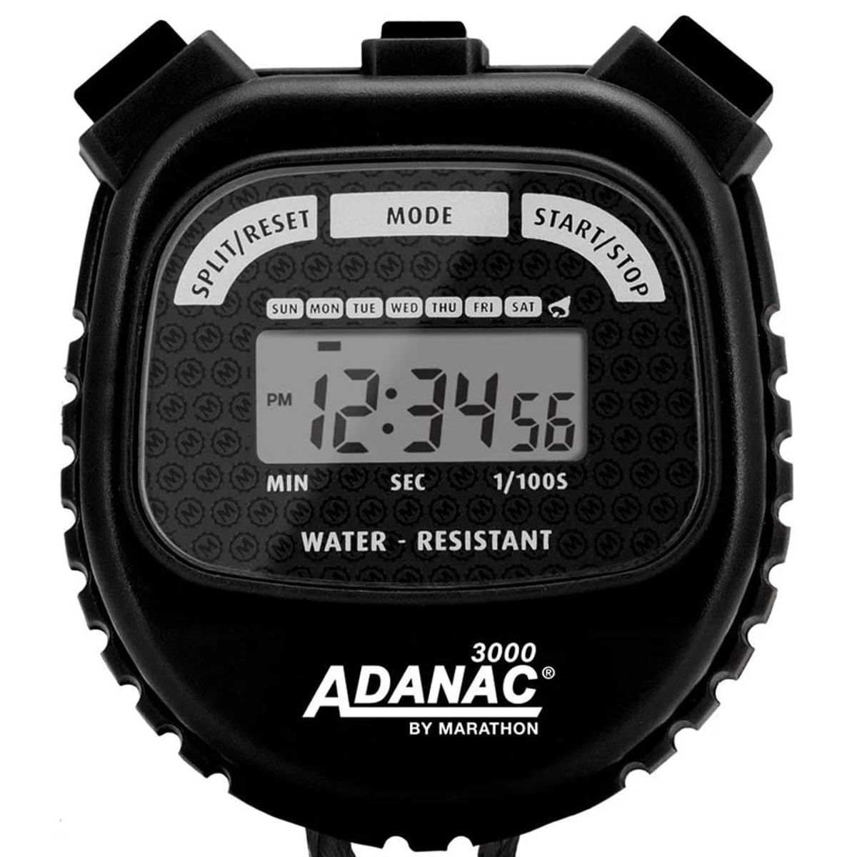 MARATHON SPORTS - Cronometro ADANAC 3000 by Marathon Alarma Fechador Split- Negro