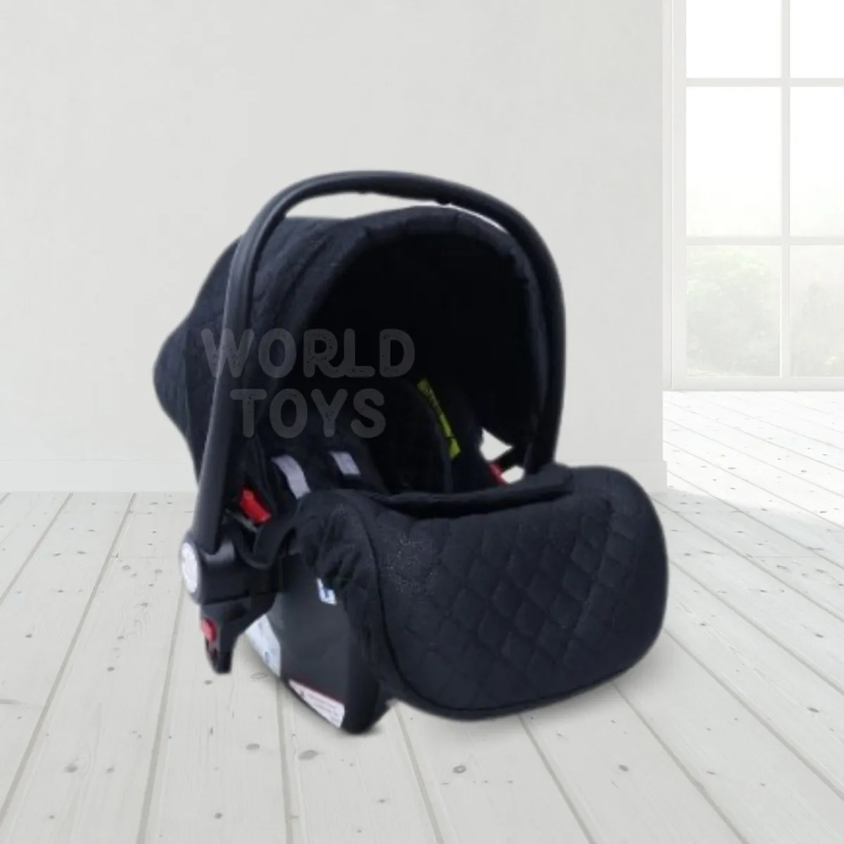 BABY - Coche Moisés 4 en 1 «EKATER» con Portabebé Black
