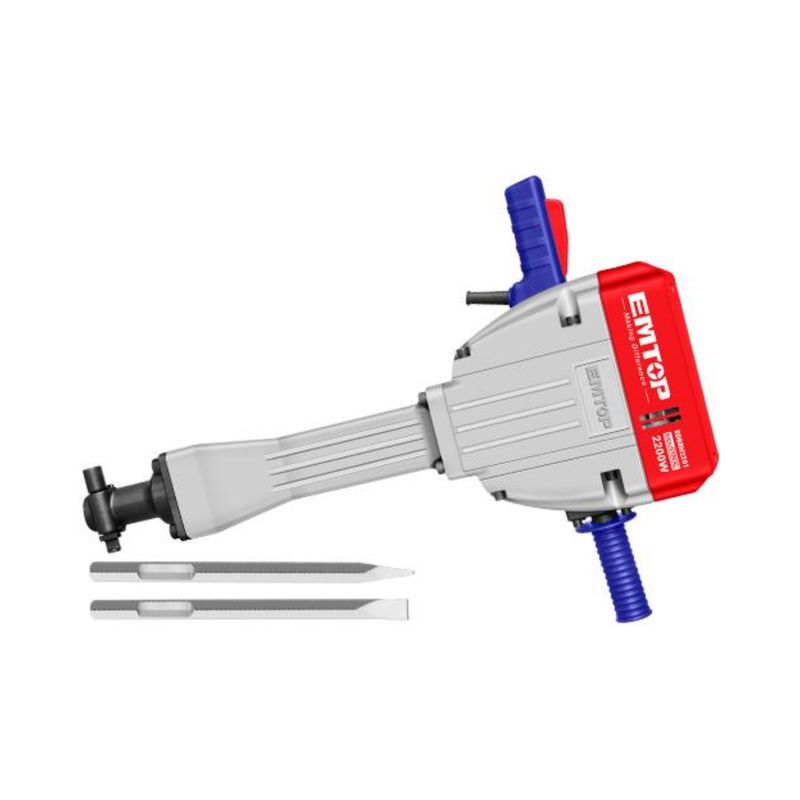 EMTOP - MARTILLO ROMPEPAVIMENTO 2200W 28mm 75J 30KG EDBRH2201 - EMTOP