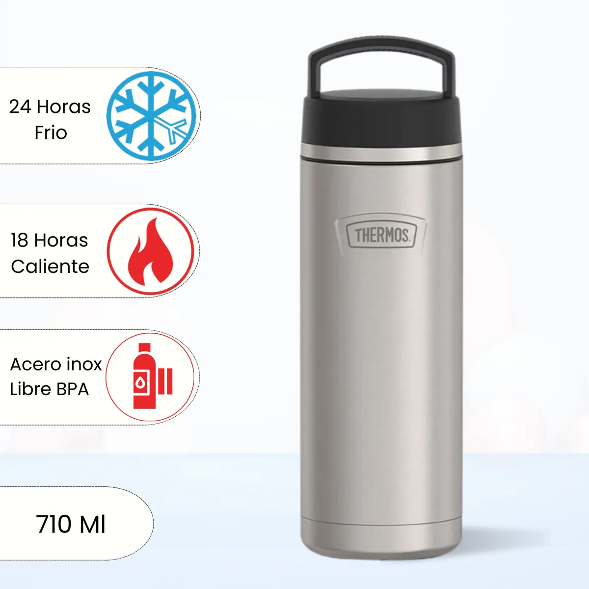THERMOS - Termo de Bebida Icon 710 Ml Gris