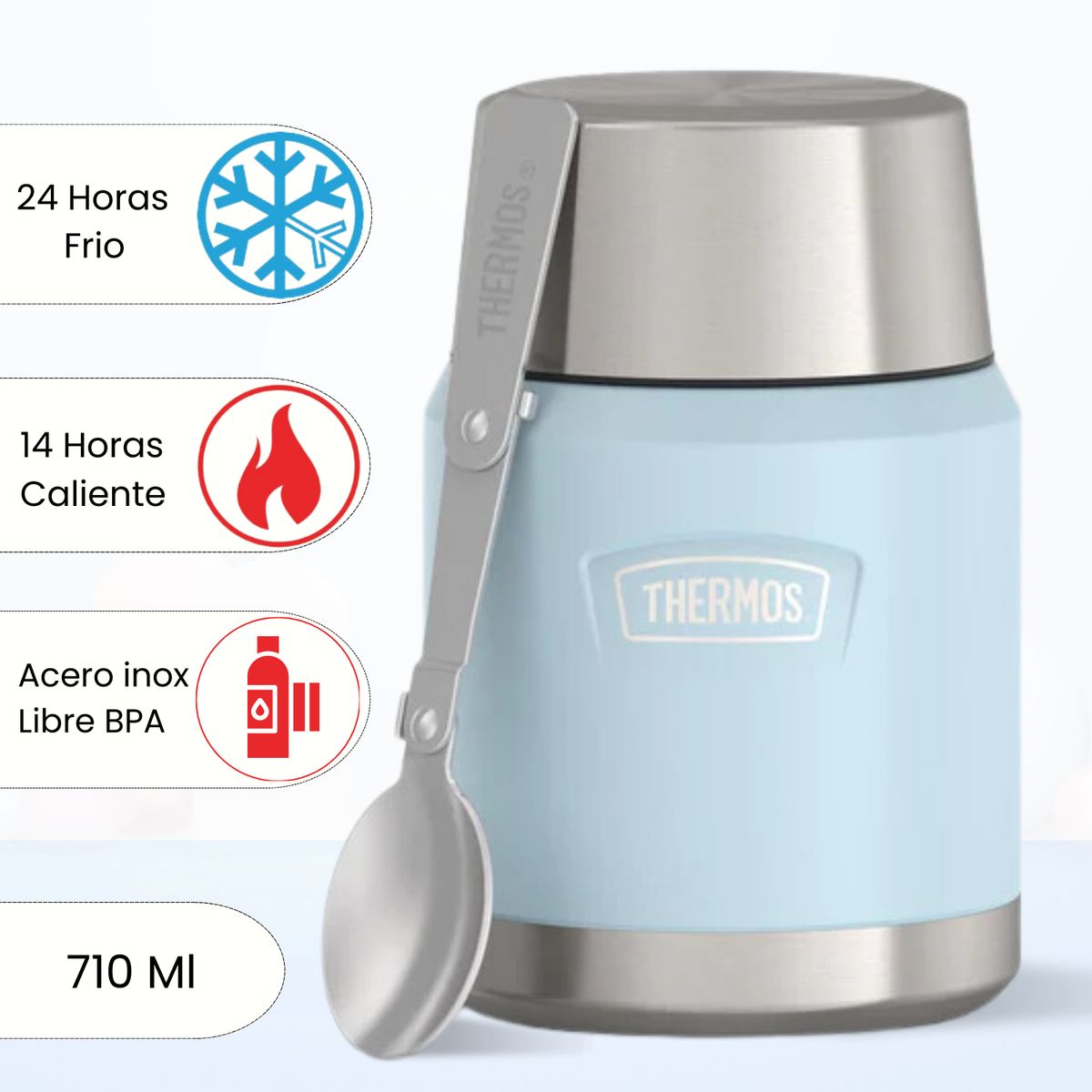 THERMOS - Termo de Comida Icon 710 Ml Celeste