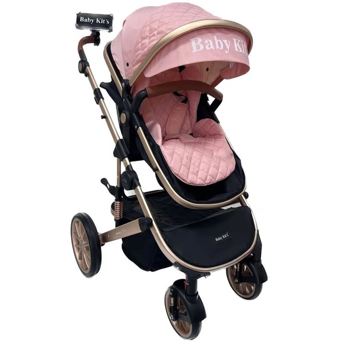 BABY KITS - Coche Moisés Baby Kits Milán II Edición 2023 Rosado