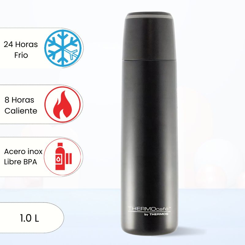 THERMOS - Termo de Bebida Negro 1 L Thermos