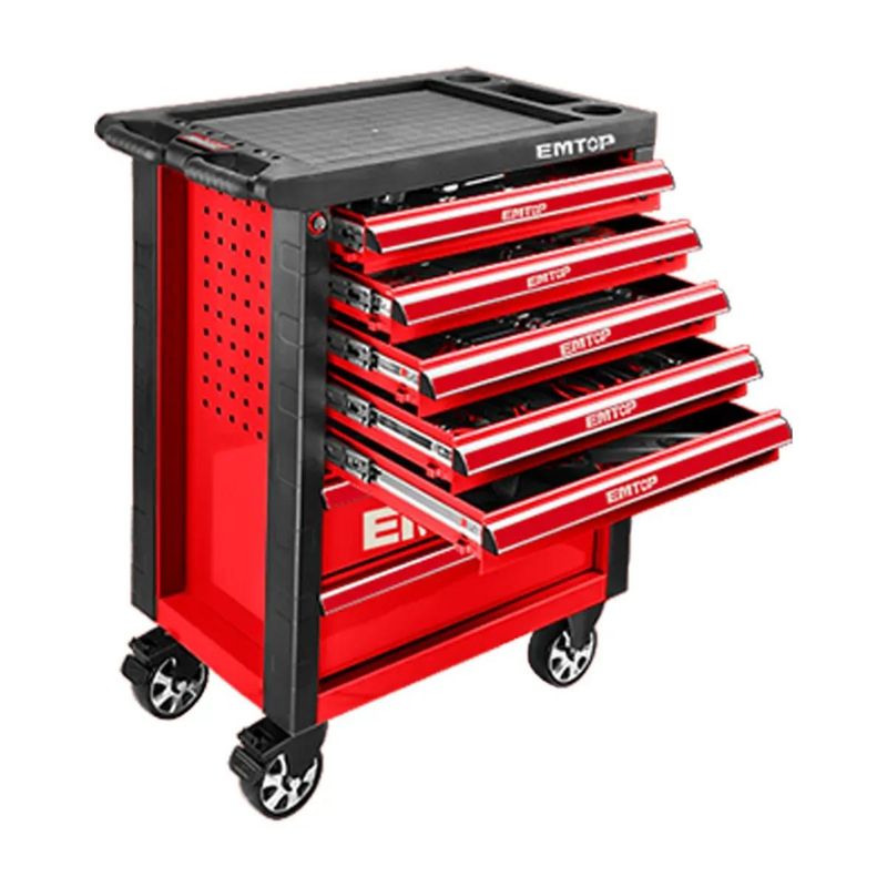 EMTOP - CARRO PORTA HERRAMIENTAS 7 CAJONES (163 PZ) EHTS01631 -EMTOP