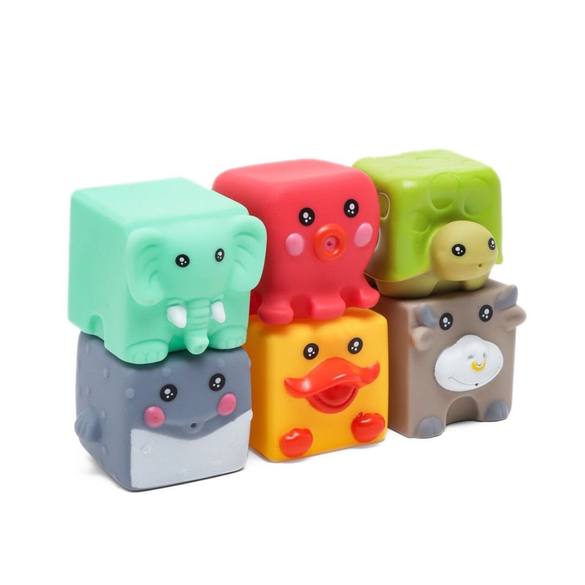 GENERICO - Bloques Apilables Animales Bebes Juguetes Baño