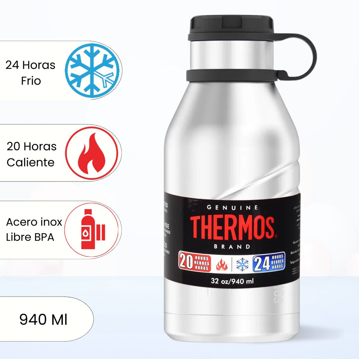 THERMOS - Termo de Bebida Element 940 Ml Gris