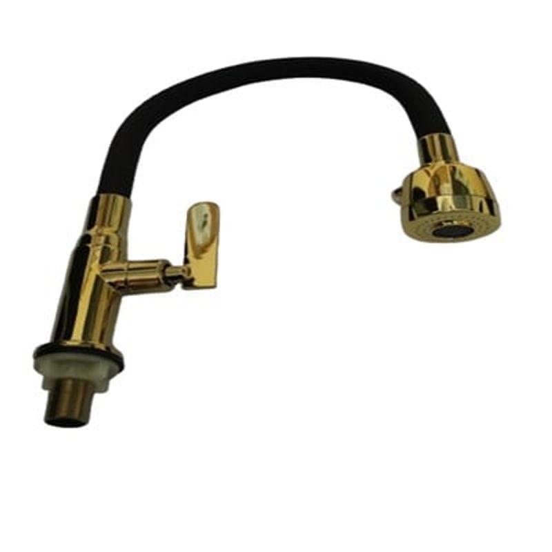 GENERICO - Pico Bar Flexible Negro Con Oro