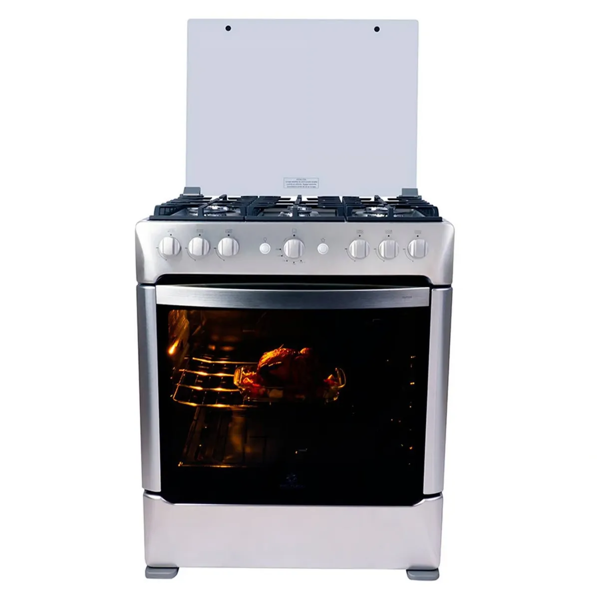 INDURAMA - Cocina Indurama a Gas 6 Hornillas Parma Zafiro Croma