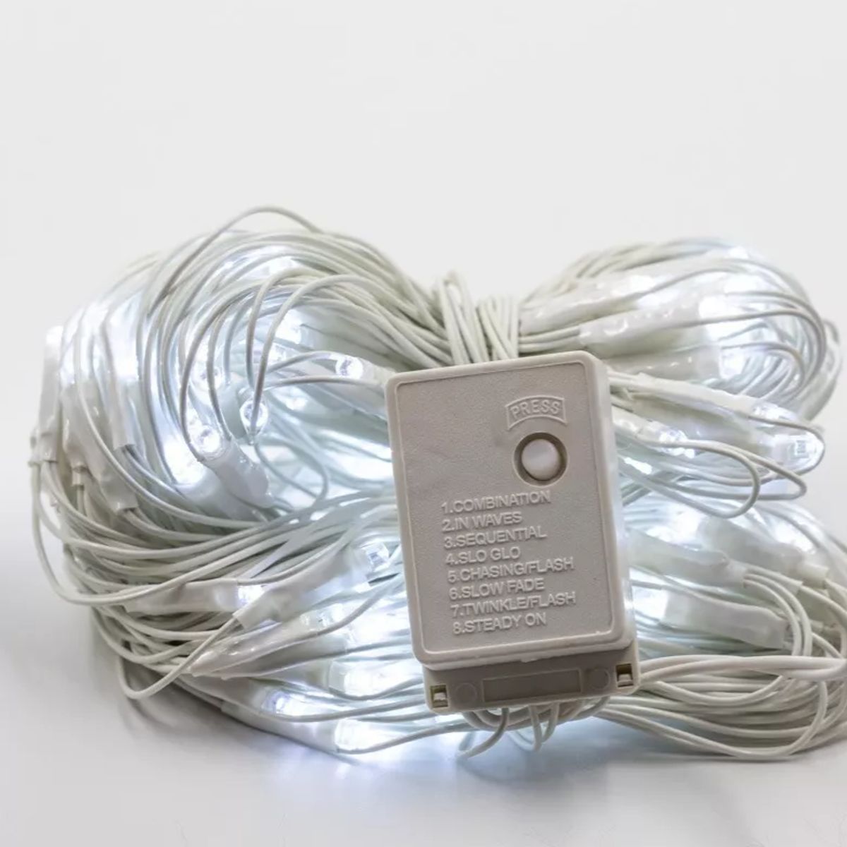 GENERICO - LUCES  DE NAVIDAD 7 METROS EN TIRA BLANCO