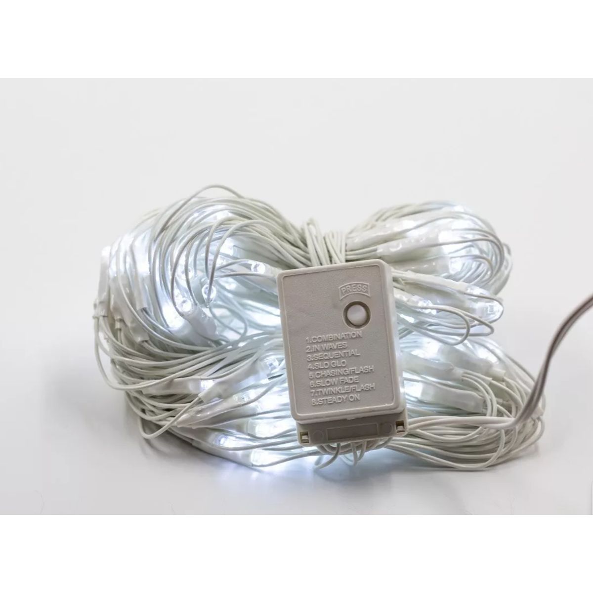 GENERICO - LUCES  DE NAVIDAD 7 METROS EN TIRA BLANCO