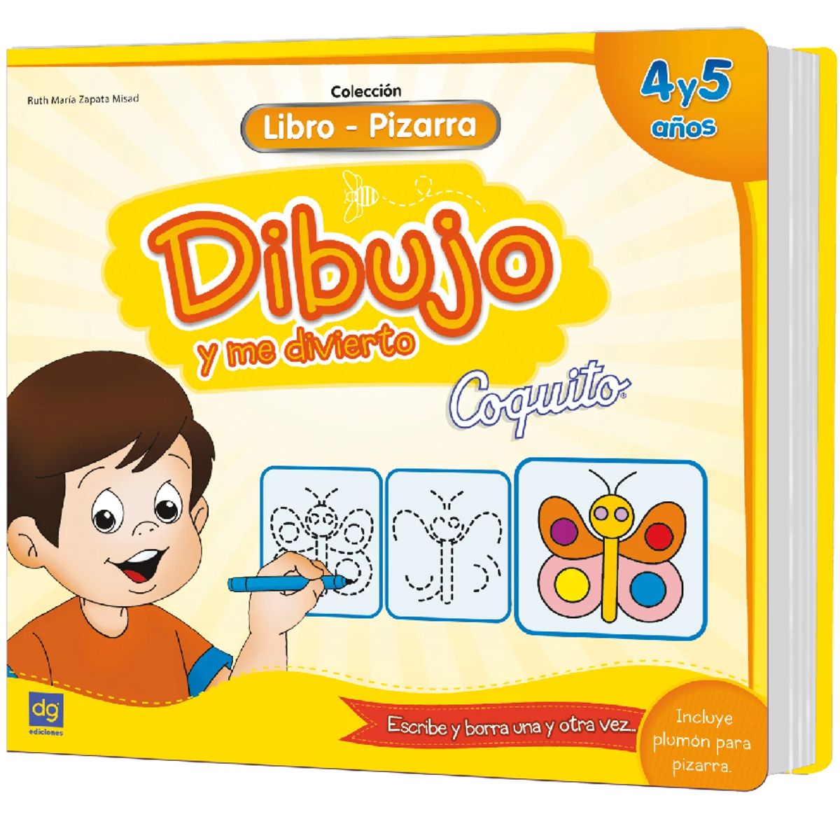 EDICIONES COQUITO - libros pizarra coquito: DIBUJO Y ME DIVIERTO 4- 5 AÑOS