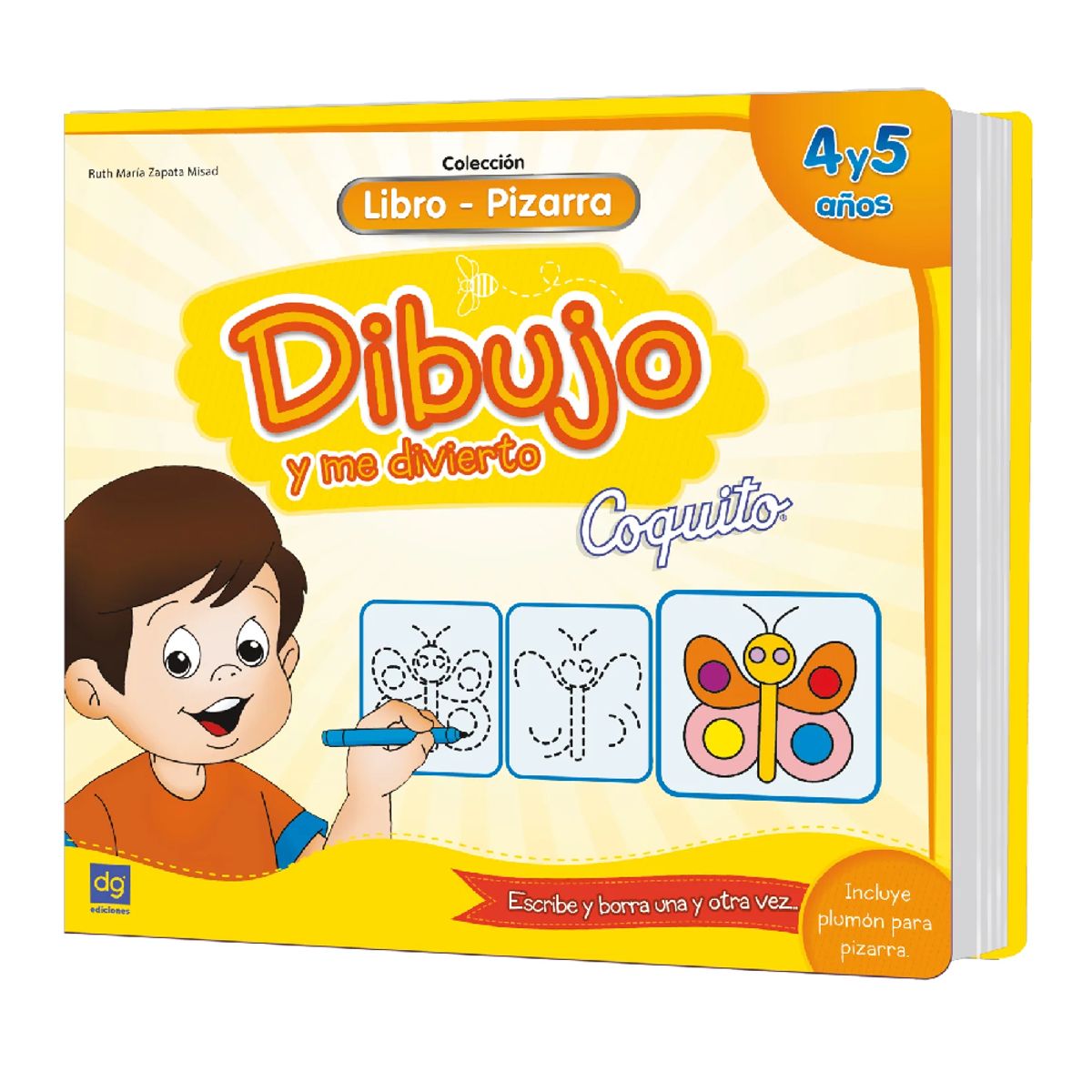 EDICIONES COQUITO - libros pizarra coquito: DIBUJO Y ME DIVIERTO 4- 5 AÑOS