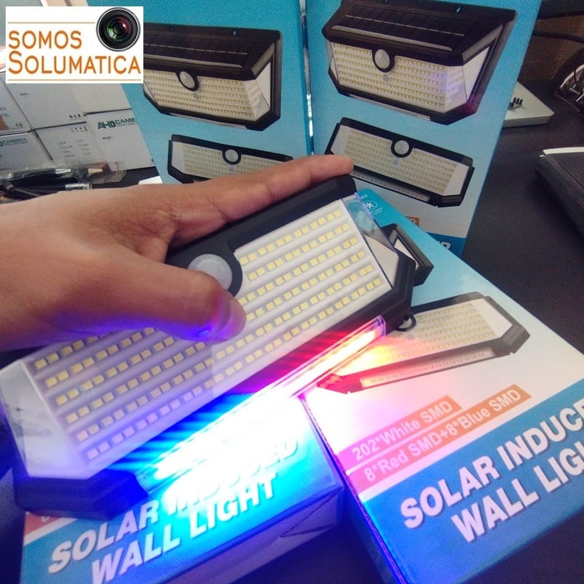 OEM - Lampara Luz Solar Led - Autoencedido -  Con Sensor De Movimiento