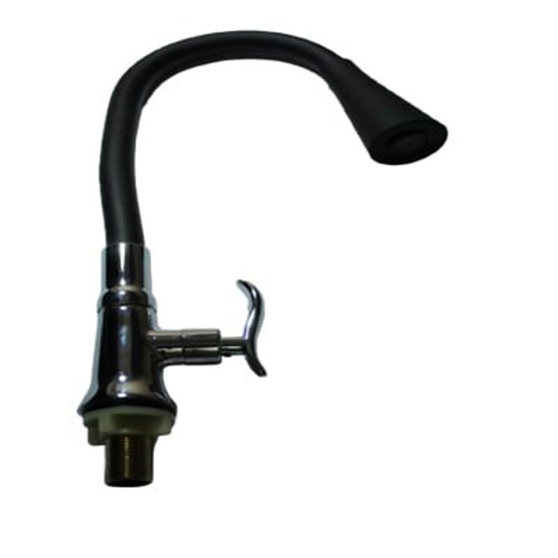 GENERICO - Pico Bar Flexible Negro Con Cromado