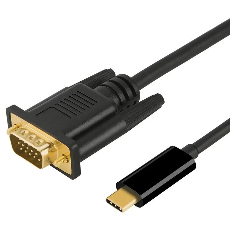 OEM - Cable Usb 3.1 Tipo C a Vga Full HD 1080P 60Hz 1.8 Metros