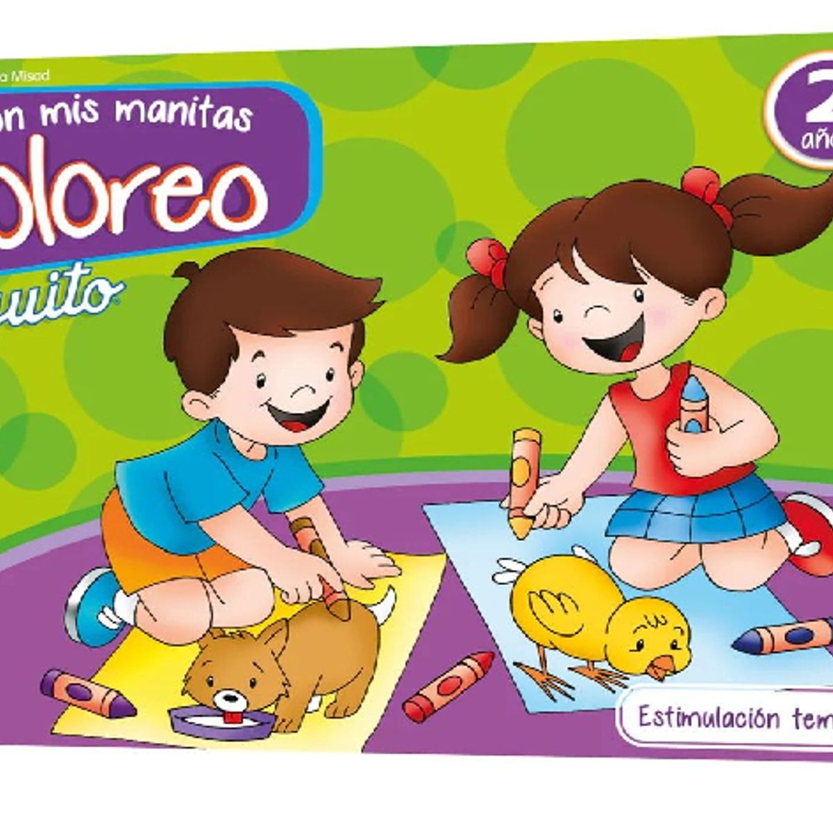 EDICIONES COQUITO - Pack x 3 libros con mis manitos coloreo, garabateo y dejo huella coquito