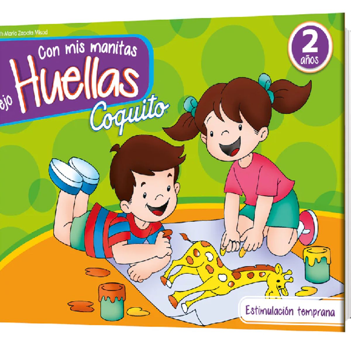 EDICIONES COQUITO - Pack x 3 libros con mis manitos coloreo, garabateo y dejo huella coquito