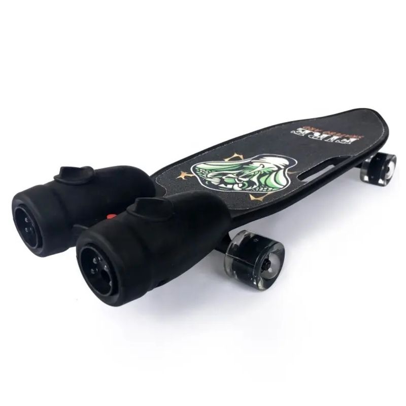 GENERICO - Skateboard Penny Patineta Bota Humo Para Niños Color Negro