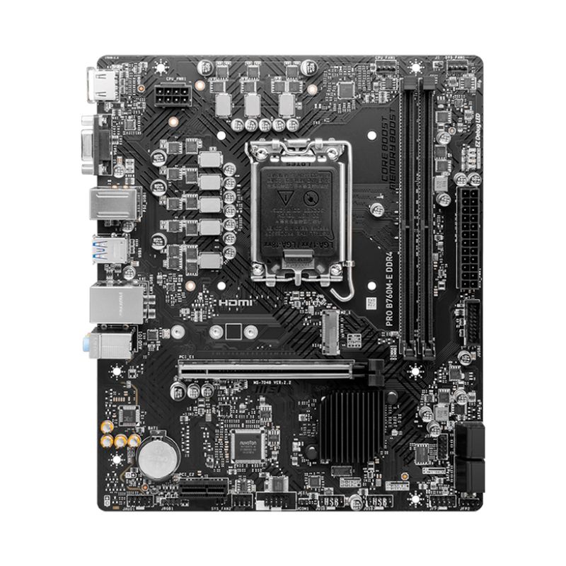 MSI - PLACA MADRE LGA 1700 INTEL MSI PRO-B760M 64GB PN PRO-B760M-E-DDR4