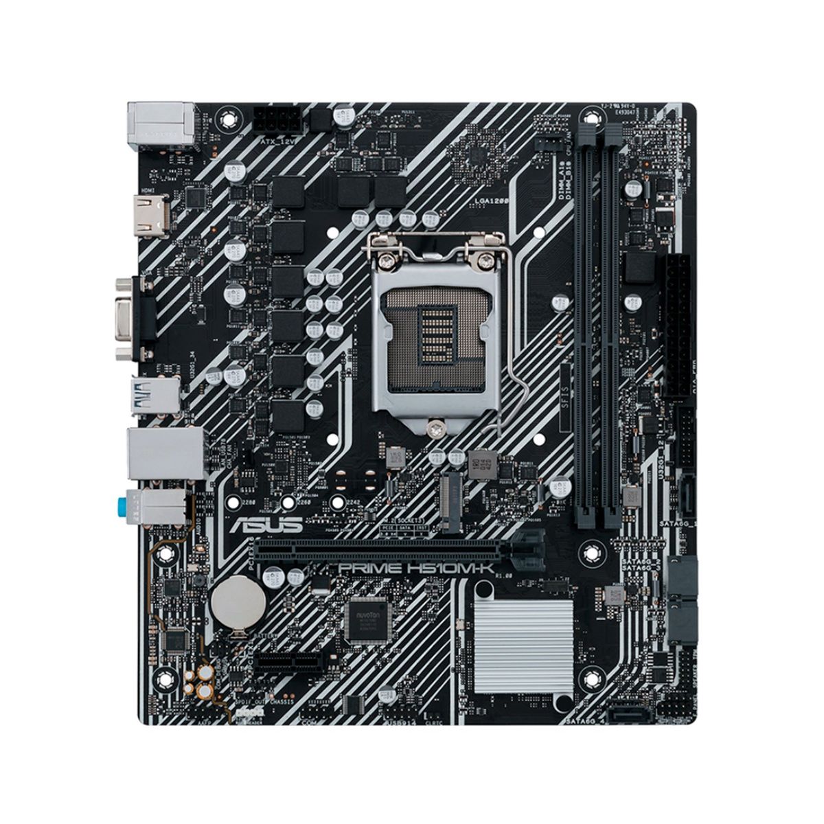 ASUS - PLACA MADRE LGA 1200 ASUS 64GB HDMI VGA PN PRIMEH510M-KR20