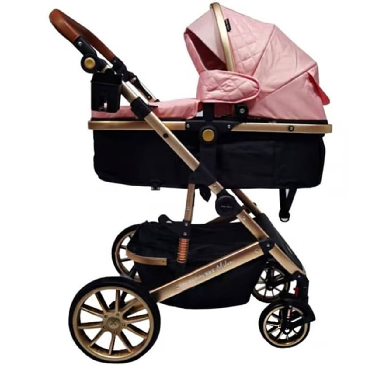 BABY KITS - Coche Cuna Moisés Milán Rosado