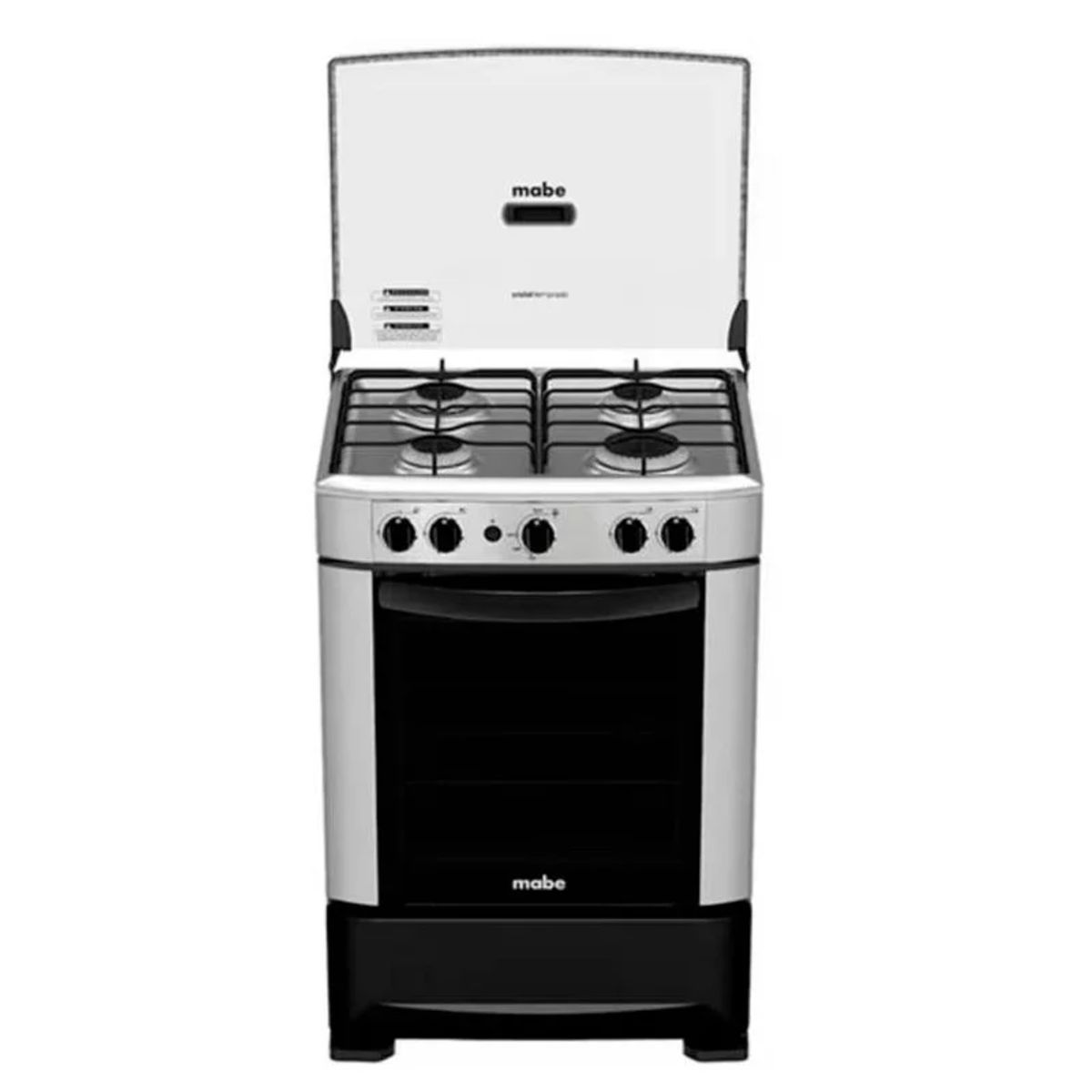 MABE - MABE COCINA DE PIE CMP6014AG0 4 QUEMADORES SILVER
