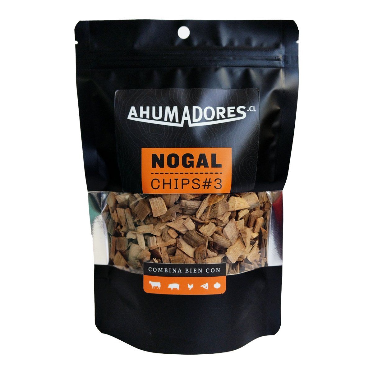 GENERICO - Bolsa 150g Madera para Ahumar Nogal Chips N°3 10-25mm