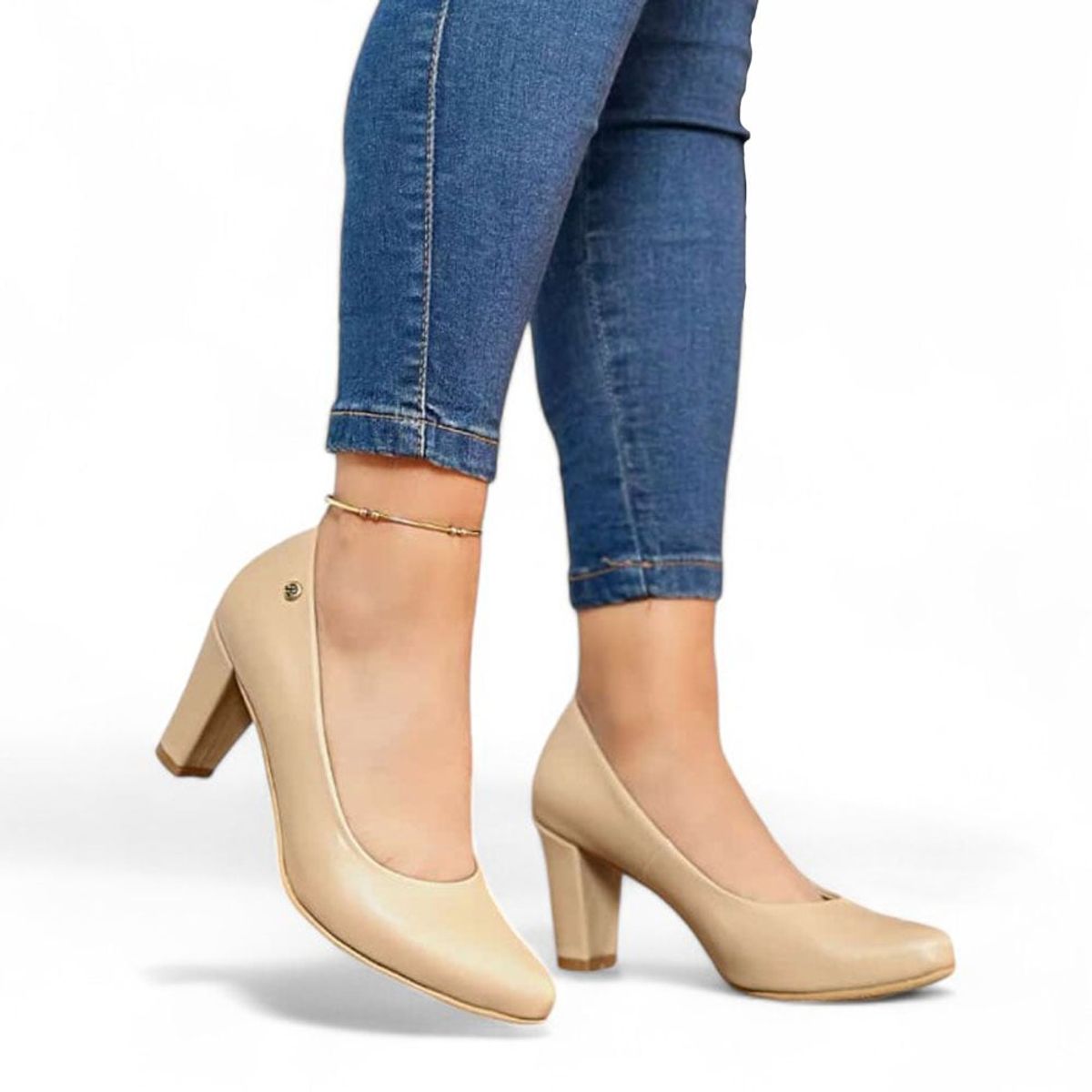 GENERICO - Taco Mujer Salon Rubi Taco 9 1177 5C-50 Color Beige