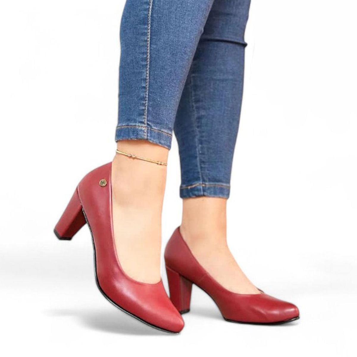 GENERICO - Taco Mujer Salon Rubi Taco 9 1177 5C-50 Color Guinda