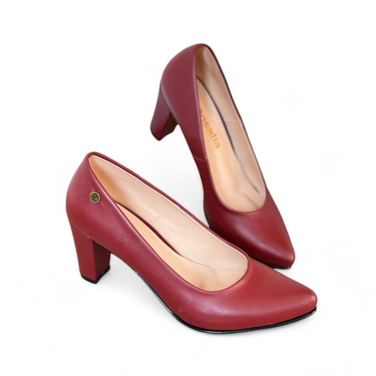 GENERICO - Taco Mujer Salon Rubi Taco 9 1177 5C-50 Color Guinda