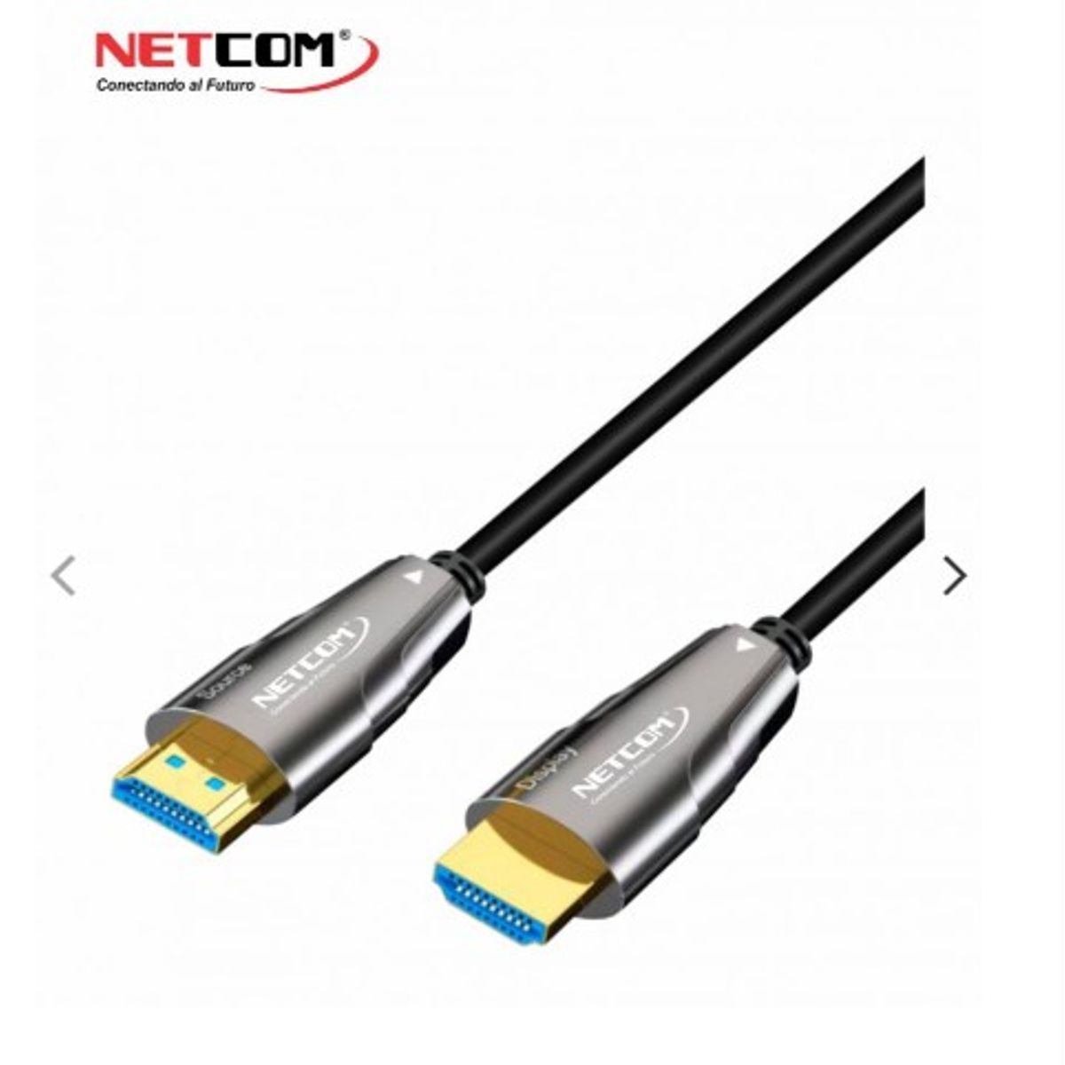 NETCOM - CABLE HDMI 2.0 DE FIBRA OPTICA DE 30 METROS ULTRA HD 4K 60HZ NETCOM