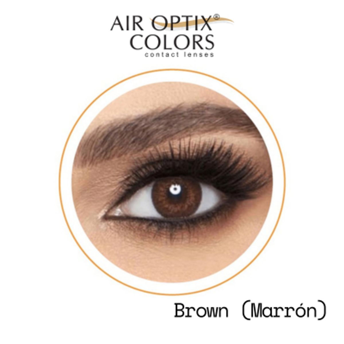 GENERICO - Lentes de Contacto Air Optix Colors Brown Café