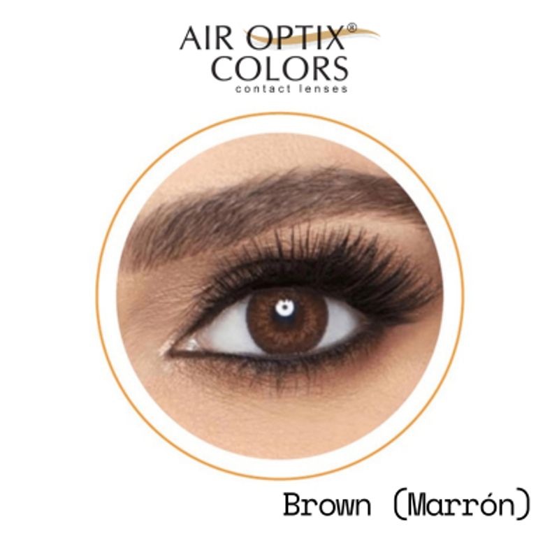 GENERICO - Lentes de Contacto Air Optix Colors Brown Café