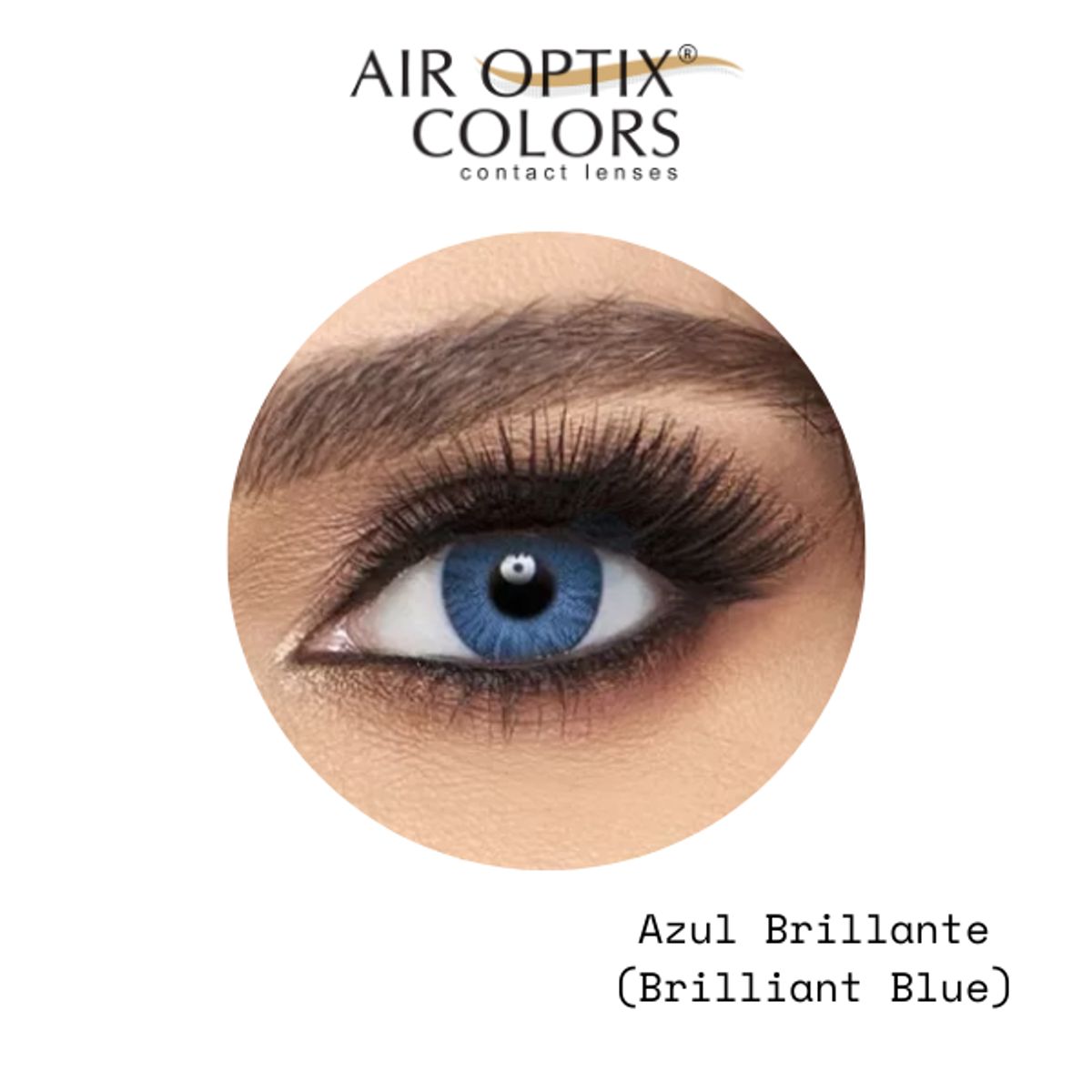 GENERICO - Lentes de Contacto Air Optix Colors Azul Brillante