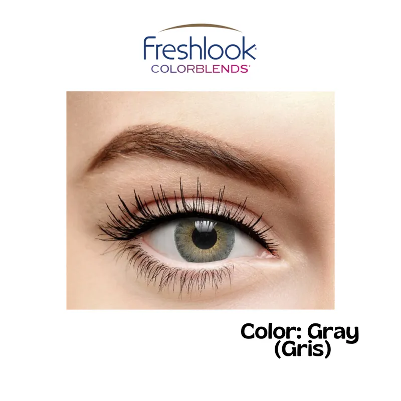 Gris Intenso Freshlook Colorblends Formulados AIR OPTIX COLORS
