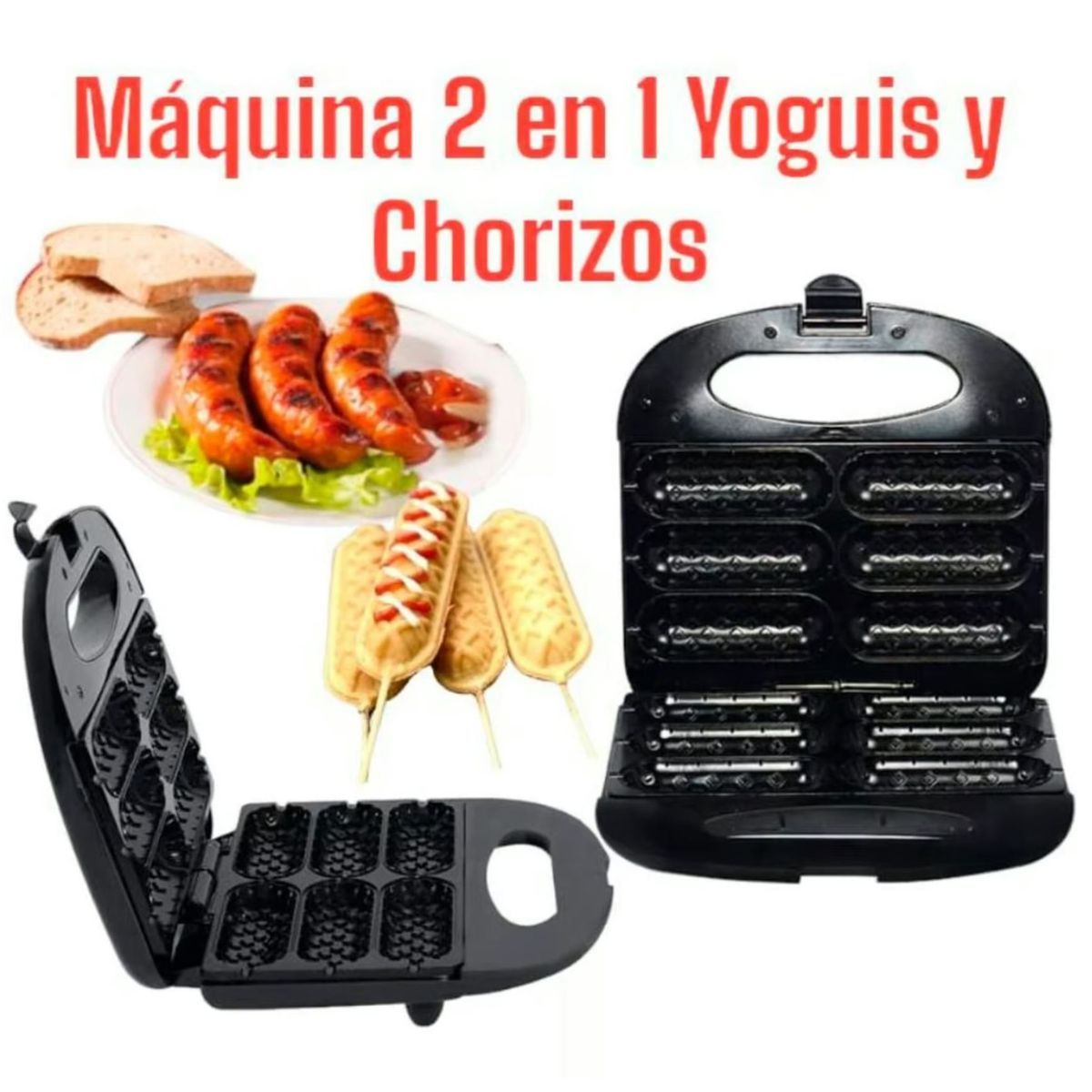 GENERICO - Máquina Eléctrica Para Hacer Yoguis Hot Dogs y Chorizo