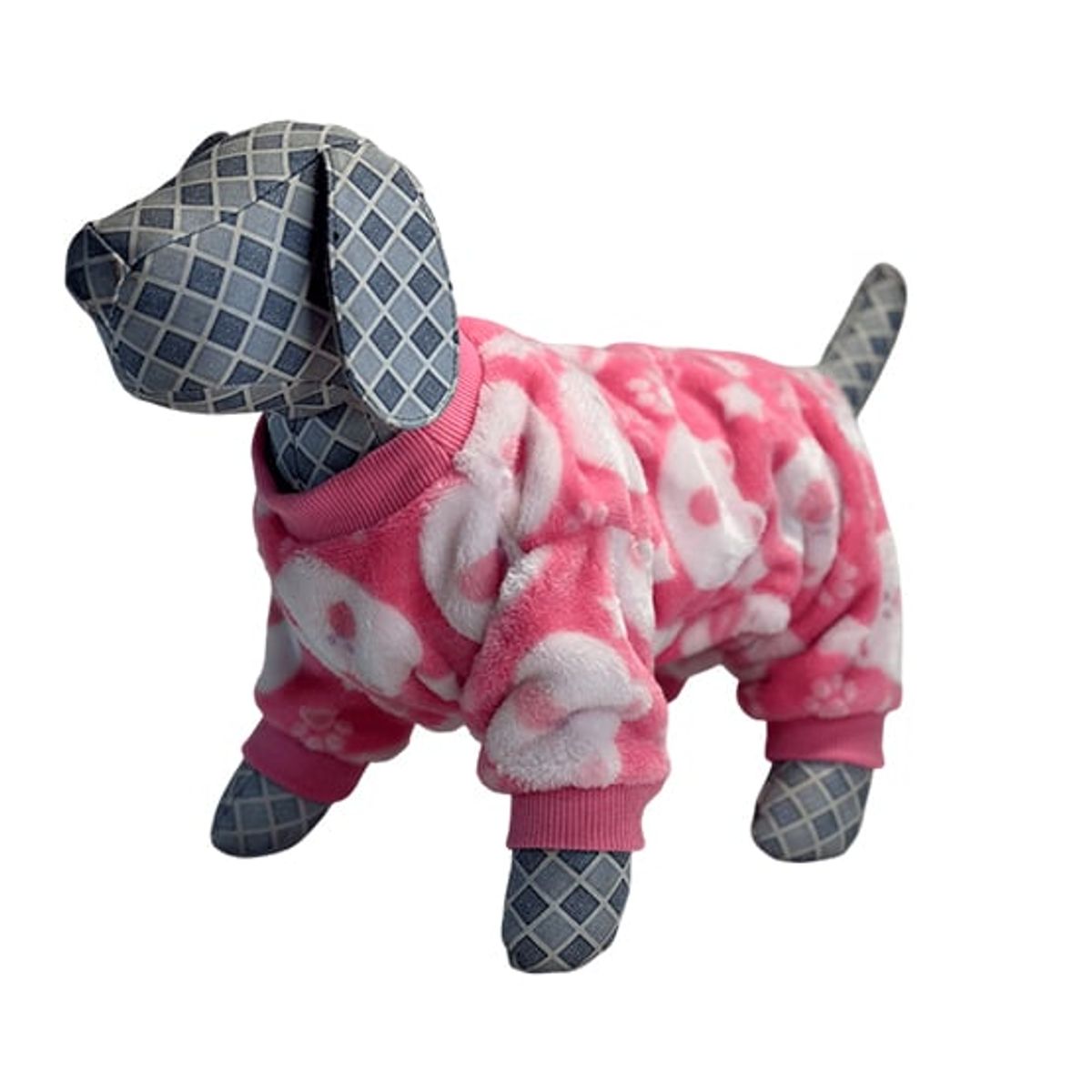 TUPET SHOP - Pijama de Felpa Hipoalergénica Oso Rosado Talla 0