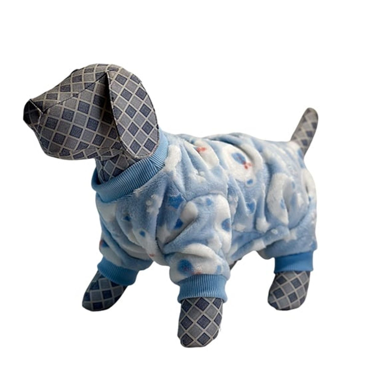 TUPET SHOP - Pijama de Felpa Hipoalergénica Oso Celeste Talla 0