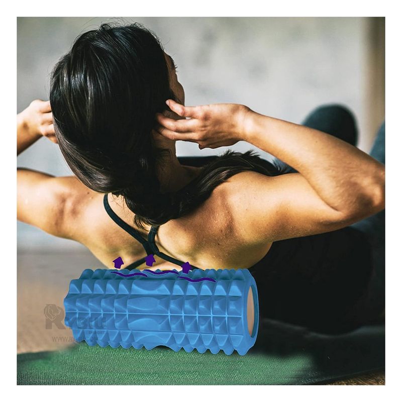 RYBIU IMPORT - Roler Moderno para Crunches en Celeste Y+Papel de Regalo