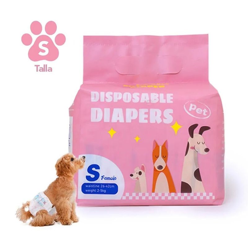 OTTOWARE - Pañal para Mascotas Hembra Talla S