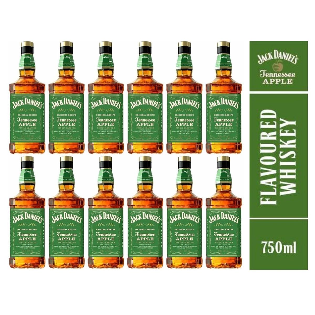 JACK DANIELS - WHISKEY APPLE 750ml - 12 UND