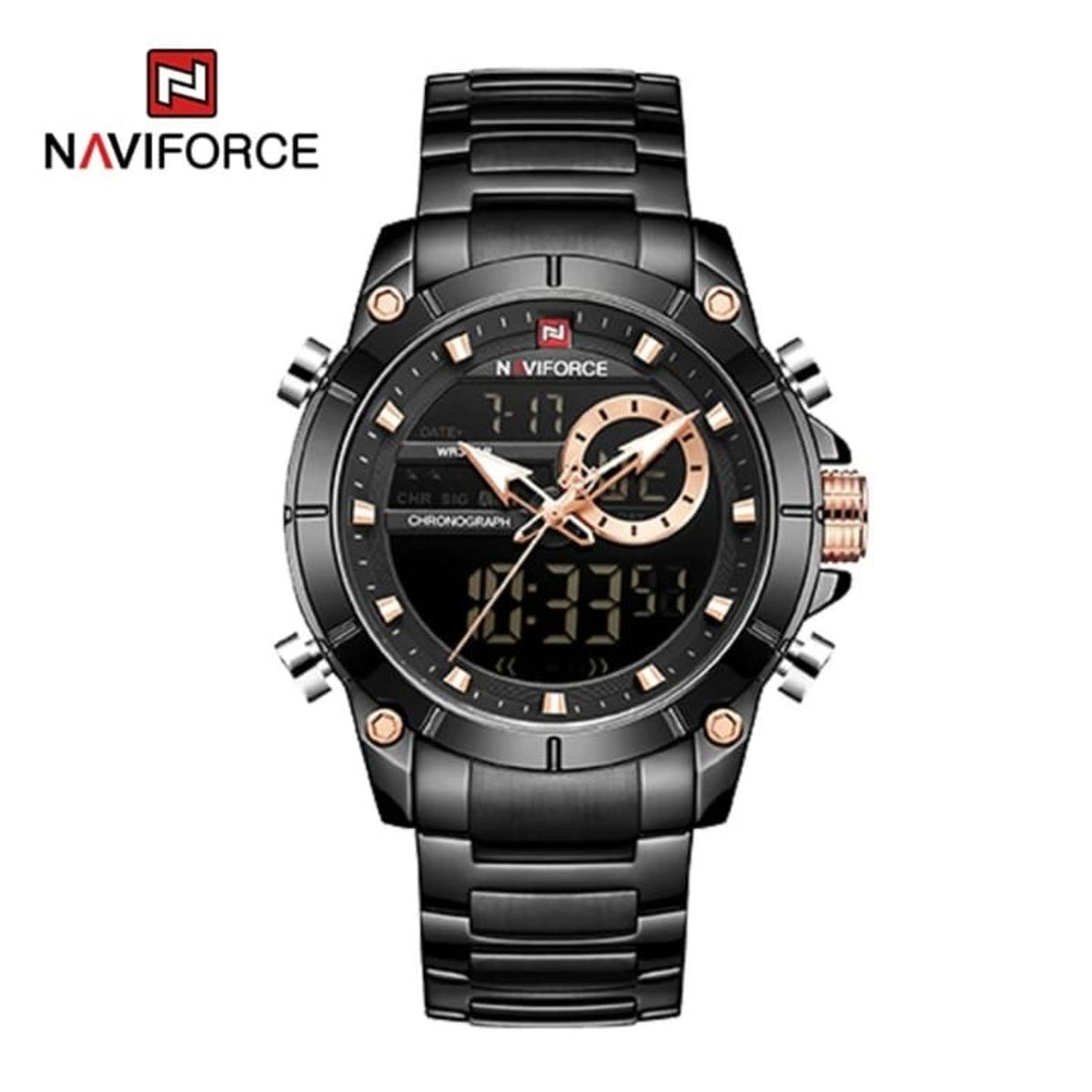 NAVIFORCE - Naviforce Marron Dorado N-38_.