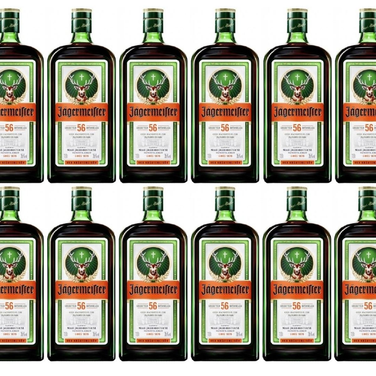 JAGERMEISTER - Licor Jagermeister Original Botella 1 LT- 12 UND