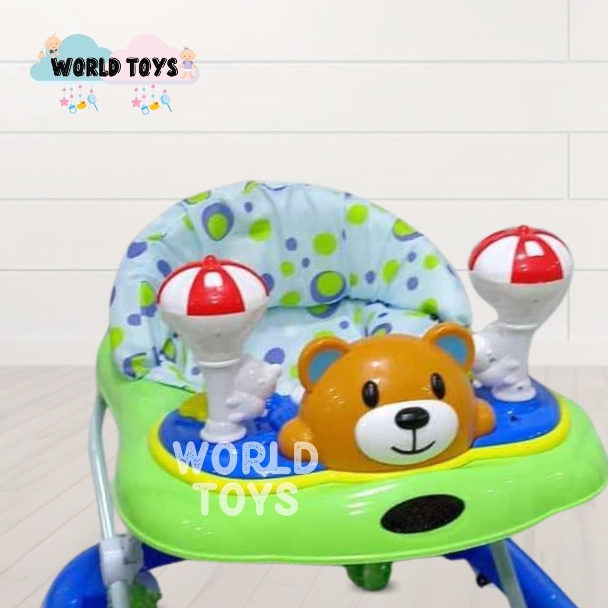 BABY - Andador Para Bebé Musical «OSITO II» Green