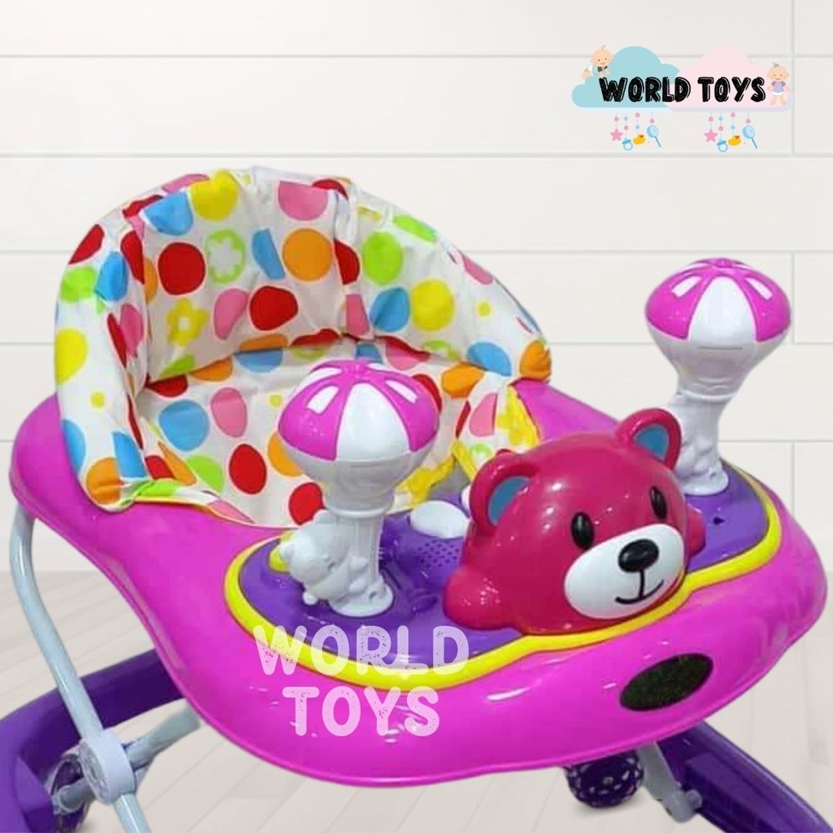 BABY - Andador Para Bebé Musical «OSITO II» Purple