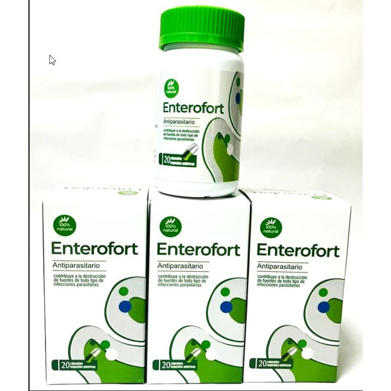 GENERICO - ENTEROFORT SUPLEMENTO ALIMENTICIO  PACK X3