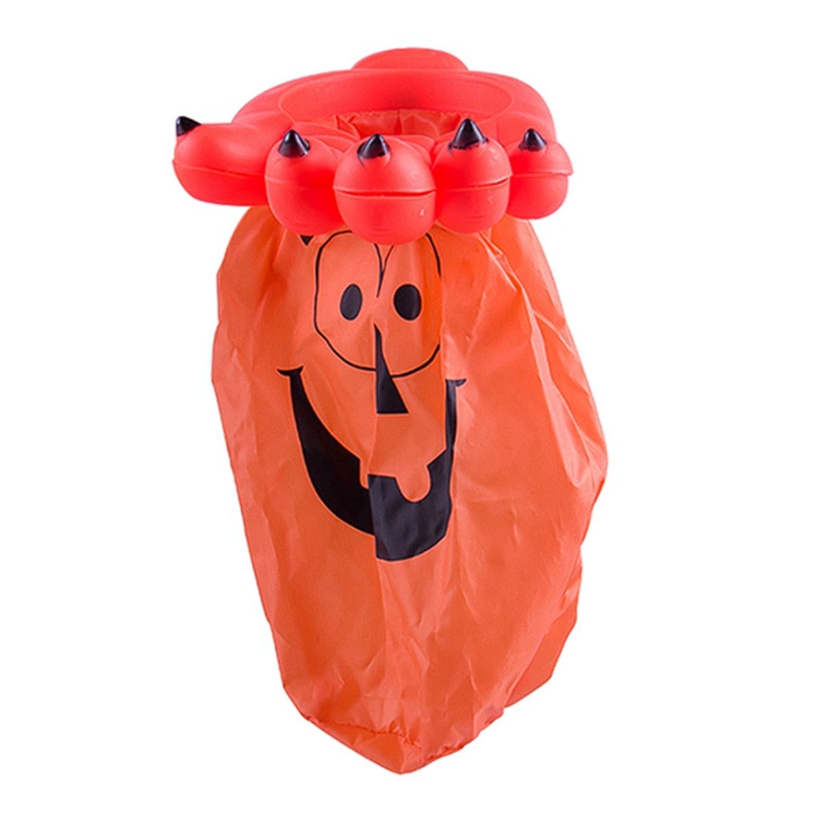 KAST PE - Pack x12 Mano Recolectora Calabaza Naranja Halloween + Velas