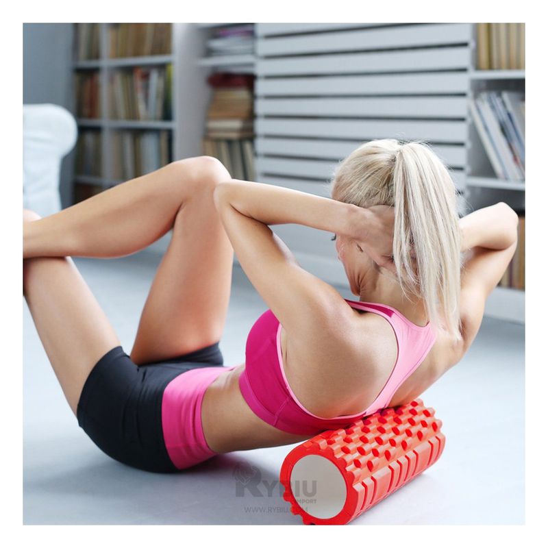 RYBIU IMPORT - Roler para Entrenar Transportable en Rojo Y+Regalo Stickers