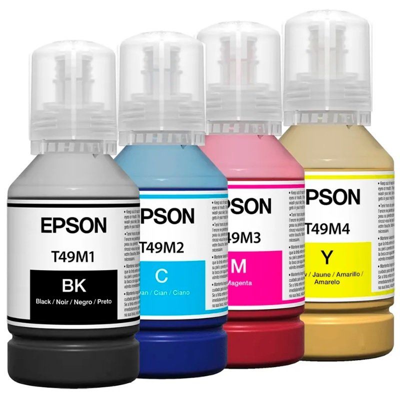 EPSON - PACK x 4 TINTAS DE SUBLIMACION ORIGINAL EPSON T49M1
